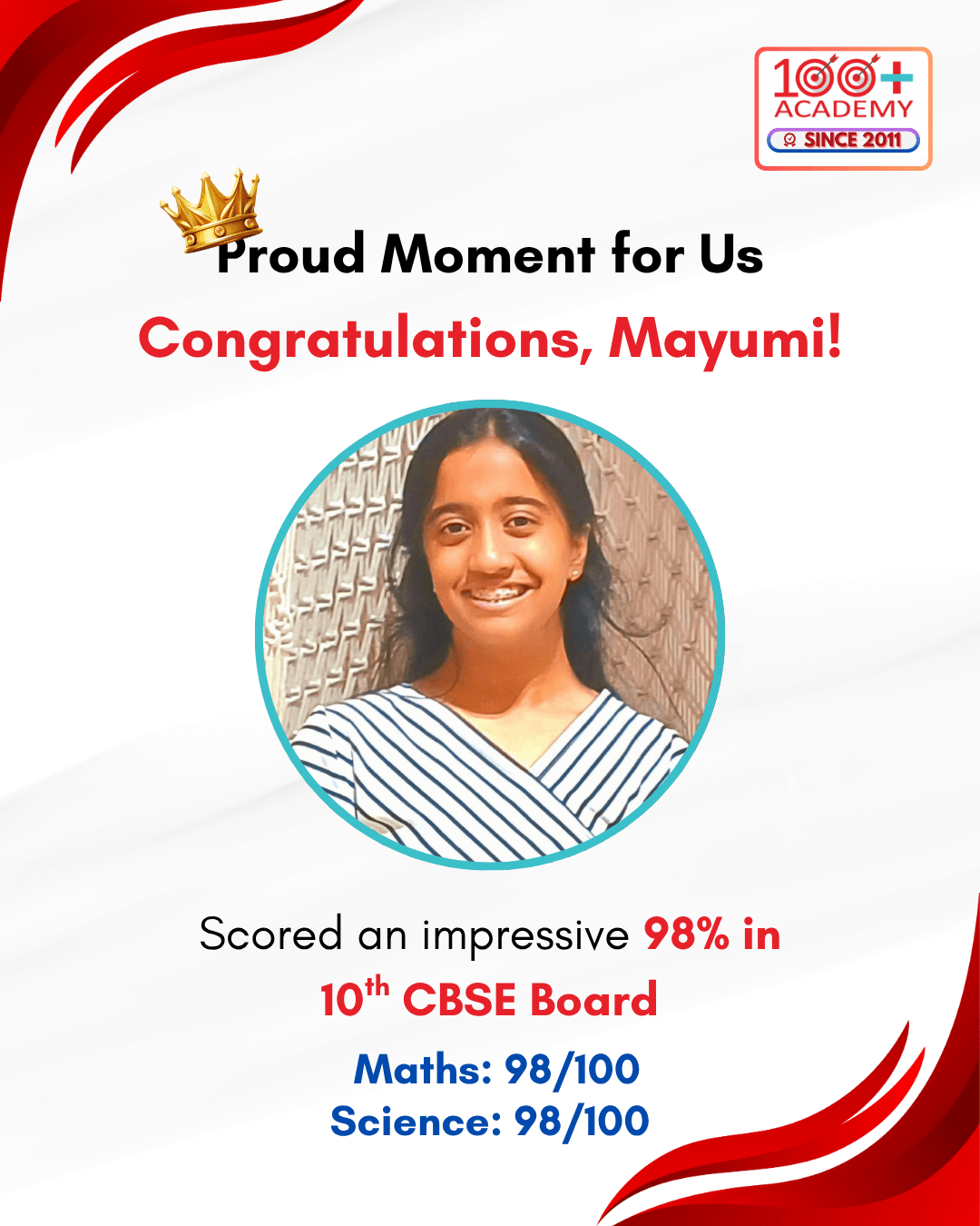 Mayumi - Class 10th Result